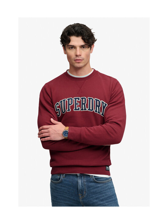 Superdry - Athletic Applique Relaxed -collegepaita - MSC DEEP RUBY | Stockmann - photo 2