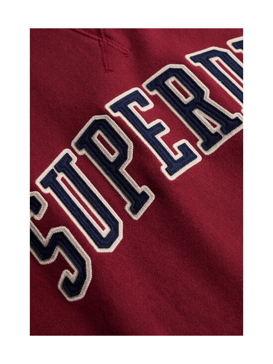 Superdry - Athletic Applique Relaxed -collegepaita - MSC DEEP RUBY | Stockmann - photo 4