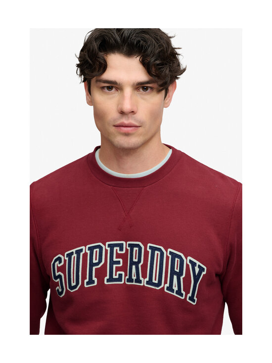 Superdry - Athletic Applique Relaxed -collegepaita - MSC DEEP RUBY | Stockmann - photo 5
