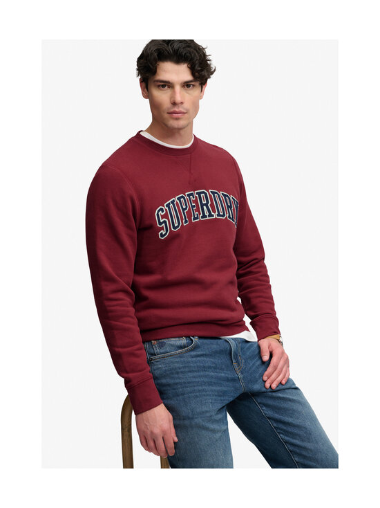 Superdry - Athletic Applique Relaxed -collegepaita - MSC DEEP RUBY | Stockmann - photo 6