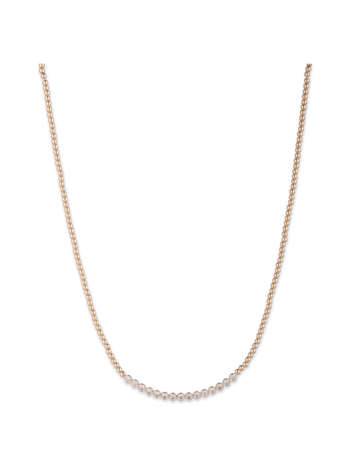Zirkonia Bead Frontal -kaulakoru