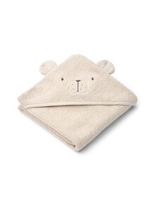 Liewood - Albert Polarbear vannas dvielis ar kapuci - 5060 SANDY | Stockmann