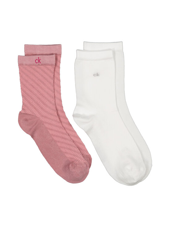 Calvin Klein - Sokid Short Structure 2 paari - 003 ROSE PINK | Stockmann - photo 1