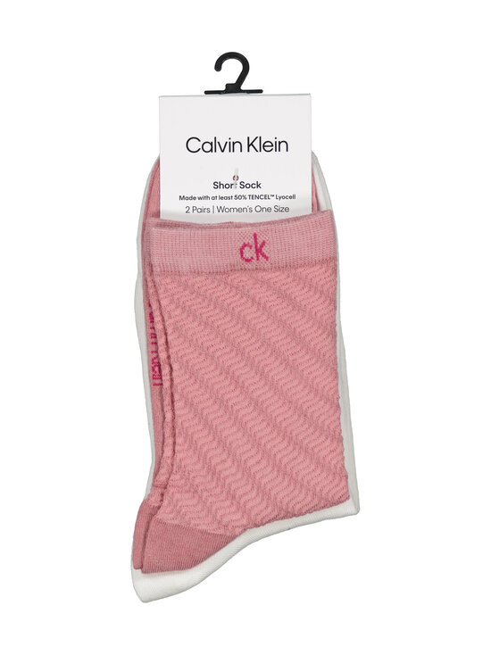 Calvin Klein - Sokid Short Structure 2 paari - 003 ROSE PINK | Stockmann - photo 3