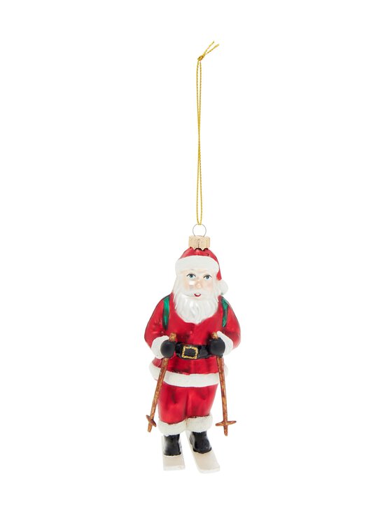Casa Stockmann - Santa Skiing -kuusenkoriste 12,4 cm - RED | Stockmann - photo 2