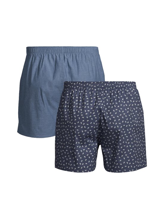 Cap Horn loungewear - Popliinbokserid Carl, 2 paari - NAVY PAISLEY/ MID. BLUE CHAMBRAY | Stockmann - photo 2