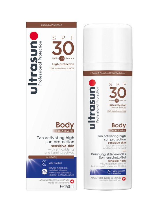 Body Tan Activator SPF 30 -aurinkosuojageeli 150 ml