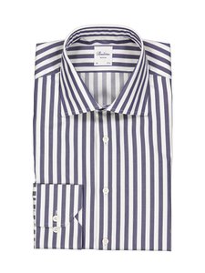 Stenströms - Regular Stripe -kauluspaita - 182 NAVY STRIPE | Stockmann