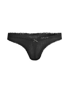 SKIMS - Cotton Pointelle Lace Trim -stringit - SOOT TONAL | Stockmann
