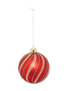 Villa Stockmann - Gold Stripe Ziemassvētku rotājums - RED | Stockmann