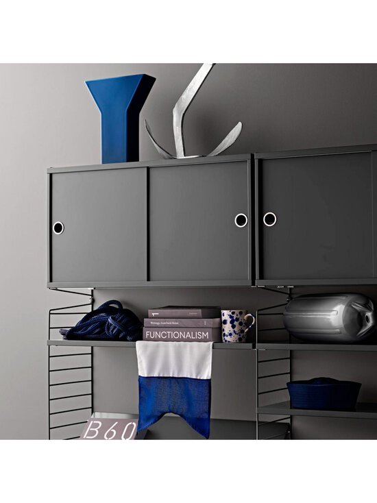String Furniture - String-kaappi liukuovilla tummanharmaa 78 x 30 cm - GREY | Stockmann - photo 2