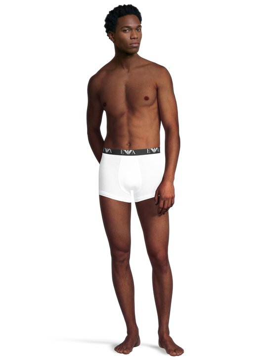 Emporio Armani - Bold Monogram Trunk apakšbikses, 3 gab. - M0042 M0042 WHITE/AR BLUE/BLACK | Stockmann - photo 3