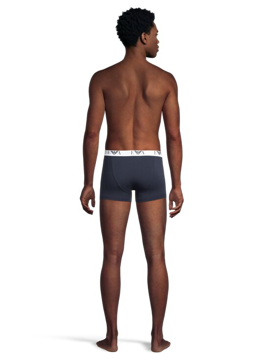 Emporio Armani - Bold Monogram Trunk apakšbikses, 3 gab. - M0042 M0042 WHITE/AR BLUE/BLACK | Stockmann - photo 6
