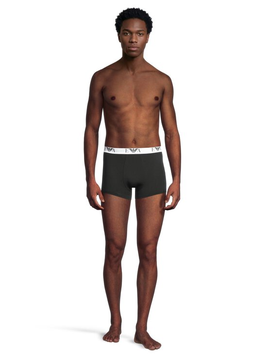 Emporio Armani - Bold Monogram Trunk apakšbikses, 3 gab. - M0042 M0042 WHITE/AR BLUE/BLACK | Stockmann - photo 7