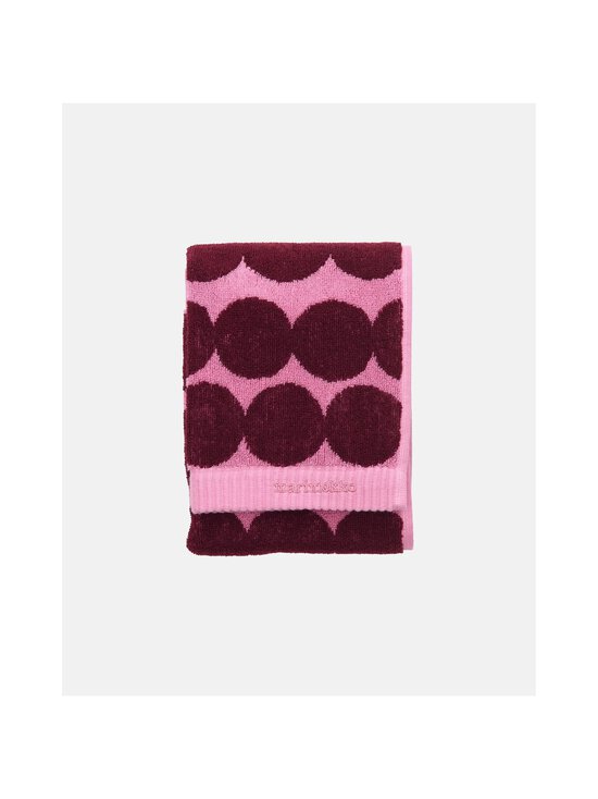Marimekko - Räsymatto-pyyhe - WINE RED, WILD ROSE | Stockmann - photo 2