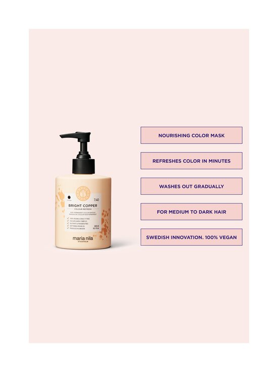 Maria Nila - Colour Refresh -hiusnaamio - BRIGHT COPPER - photo 4 Maria Nila - Colour Refresh -hiusnaamio - BRIGHT COPPER | Stockmann - photo 4