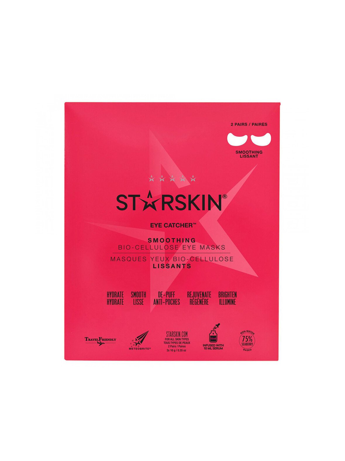 Eye Catcher Smoothing Bio-Cellulose Eye Masks -naamio 24 g