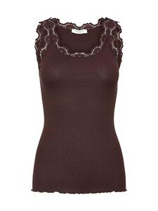 Rosemunde - RWBabette-silkkisekoitetoppi - 856 BROWN | Stockmann