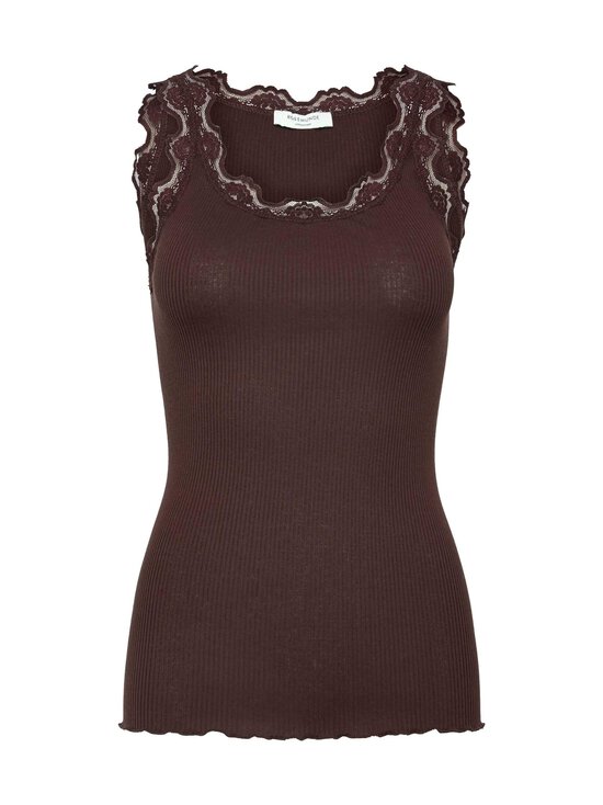 Rosemunde - RWBabette Silk SL U-neck Lace Top Rosemunde - WINE | Stockmann - photo 2