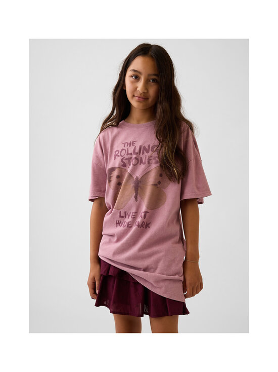 GAP - Extra Relaxed Tunic Rolling Stones t-krekls - WISPY MAUVE 902 | Stockmann - photo 2