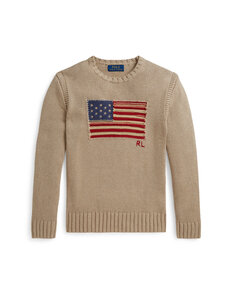 Polo Ralph Lauren - Puuvillaneula - 001 OATMEAL MULTI | Stockmann