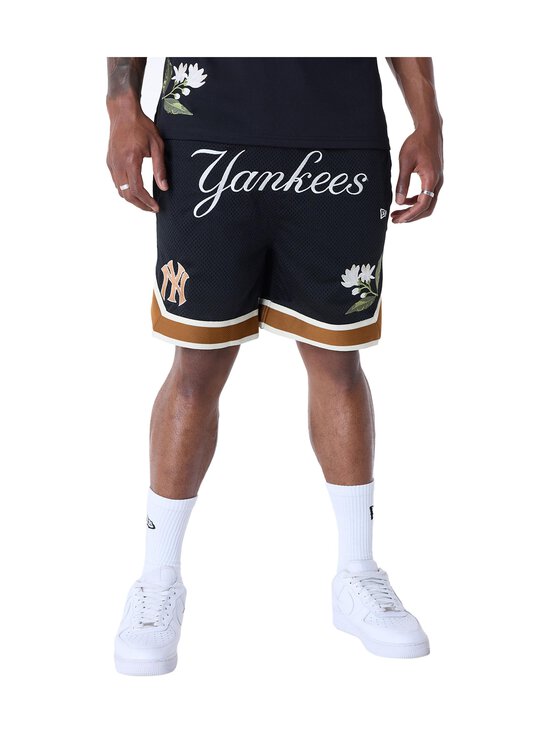 Floral Mesh Neyyan New York Yankees -shortsit