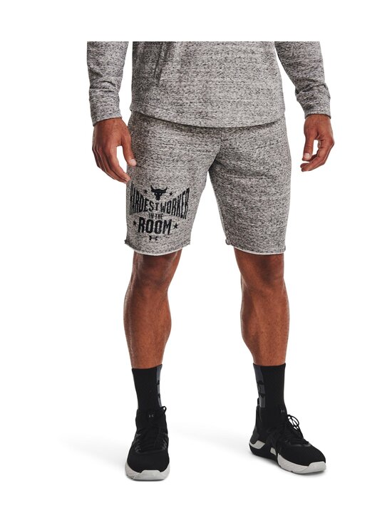 Under Armour - Project Rock Heavyweight Terry Shorts - 112 ONYX WHITE / / BLACK - photo 3 Under Armour - Project Rock Heavyweight Terry Shorts - 112 ONYX WHITE / / BLACK | Stockmann - photo 3