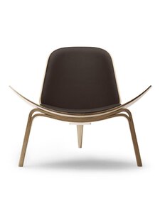 Carl Hansen&Son - CH07-nojatuoli - MUSTA,TAMMI | Stockmann