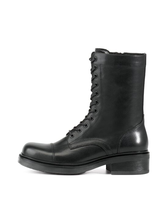 Karlie Lace Up Mid Calf puszābaki