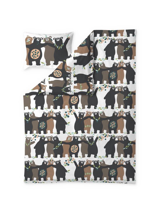 Finlayson - Kopla-pussilakanasetti - BROWN / PEACH | Stockmann - photo 1