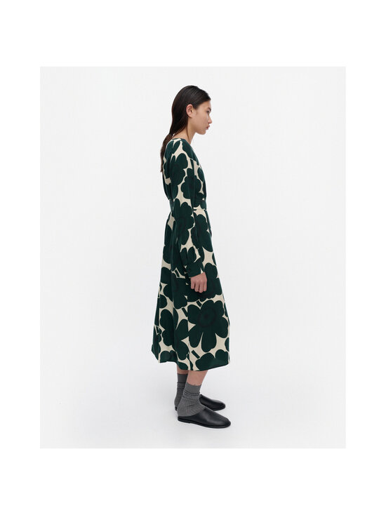 Marimekko - Satunnainen Unikko -mekko - 616 DARK GREEN, LIGHT YELLOW | Stockmann - photo 5