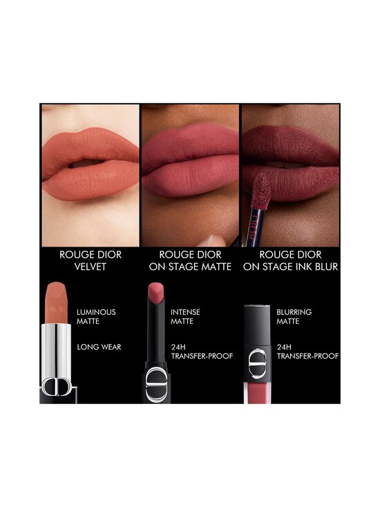 DIOR - Rouge Dior On Stage Ink Blur Matte Liquid Lipstick -nestemäinen huulipuna - 480 ROSE ICONE | Stockmann - photo 10
