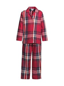 Damella - Ruudullinen flanellipyjama - 191 CRANBERRY | Stockmann
