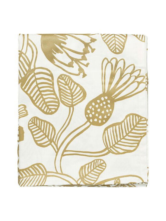 Marimekko - TiaraI-pöytäliina 135 x 250 cm - WHITE, GOLD | Stockmann - photo 1