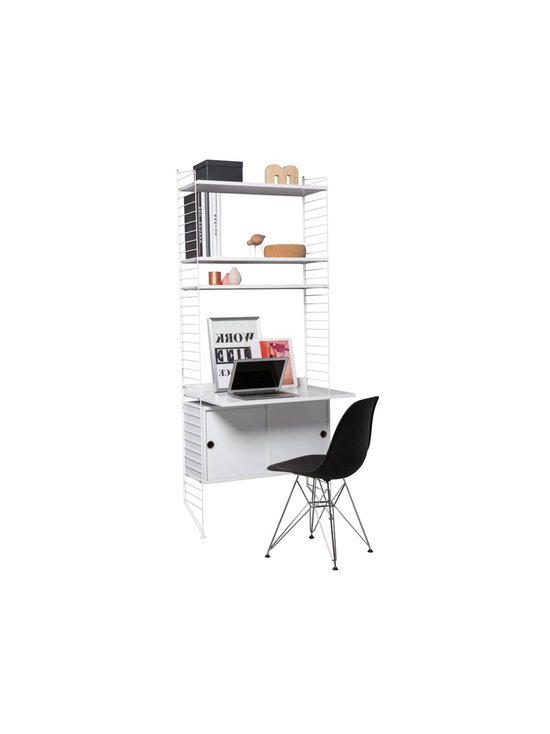 String - String System -työpöytä-/hyllykokonaisuus valkoinen - WHITE | Stockmann - photo 1