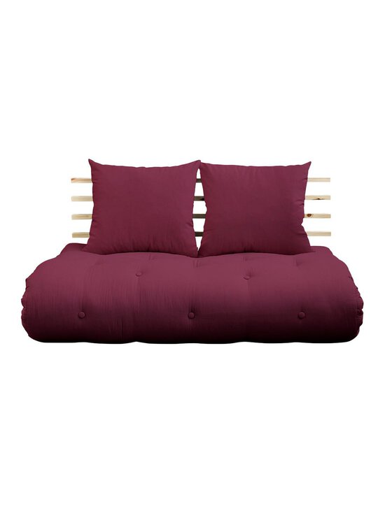 Karup - Shin Sano -futonsohva bordeaux/mänty - PINK | Stockmann - photo 1