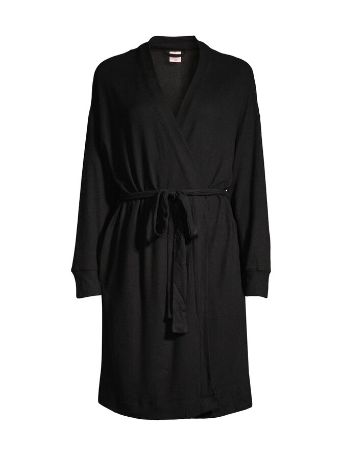 Black Loungewear Robe