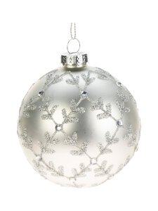 Weiste - Ball With Diamonds -joulukuusenkoriste - SILVER | Stockmann