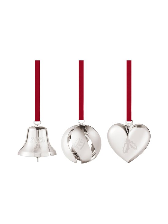 Georg Jensen - Christmas Collectibles 2026 -joulukoriste 3 kpl - SILVER | Stockmann - photo 1