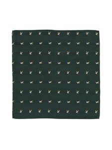 Amanda Christensen - Pocket Square Silk Duck -taskuliina - 510 BOTTLE GREEN | Stockmann