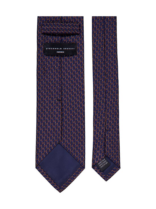 Stockholm Kravatt - Siidist taskurätik Square - G26A NAVY/BROWN | Stockmann - photo 2