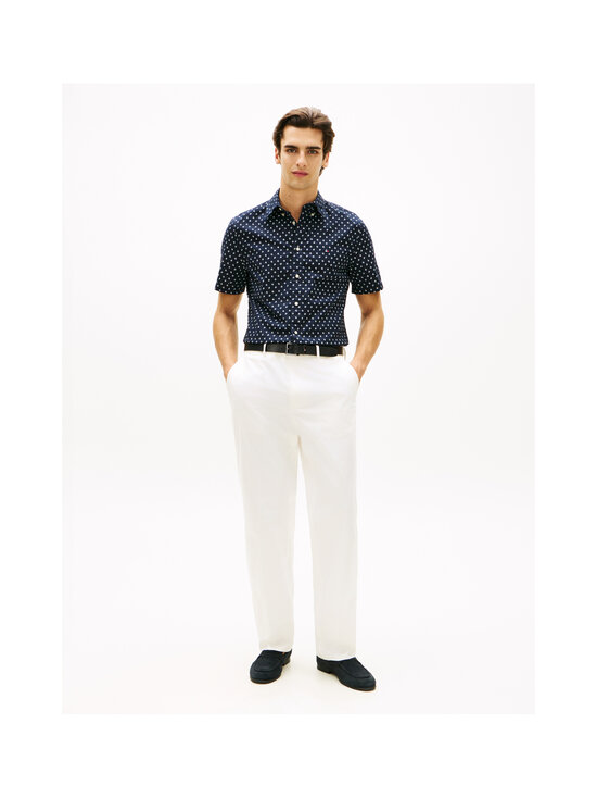 Tommy Hilfiger - Flex kokvilnas krekls ar apkakli - 0GY DESERT SKY / ALLOVER | Stockmann - photo 2