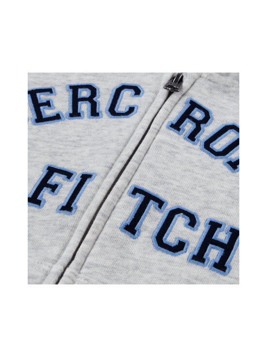 Abercrombie & Fitch - Logo Full Zip jaka ar kapuci - GH3-ANF LIGHT GREY HEATHER | Stockmann - photo 3