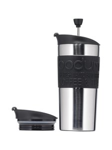 Bodum - Travel Press -termosmuki - TERÄS/MUSTA | Stockmann