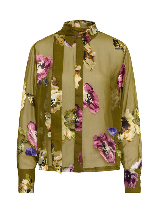 Gestuz - Pluus GZdarcia - 160 OLIVE GREEN FLOWER | Stockmann - photo 1