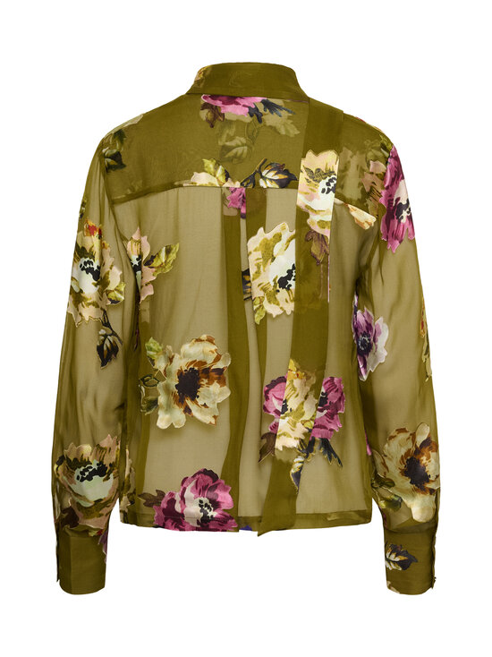 Gestuz - Pluus GZdarcia - 160 OLIVE GREEN FLOWER | Stockmann - photo 2