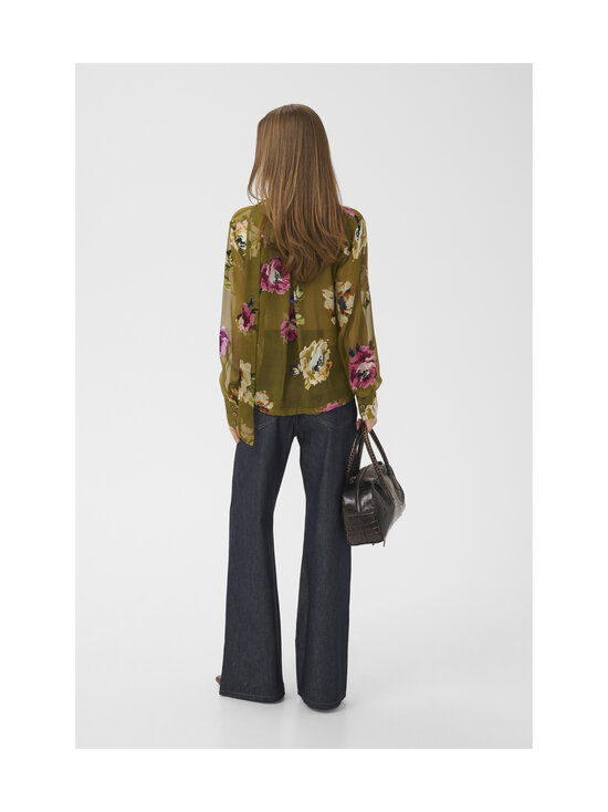 Gestuz - Pluus GZdarcia - 160 OLIVE GREEN FLOWER | Stockmann - photo 4