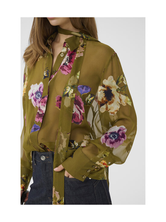 Gestuz - Pluus GZdarcia - 160 OLIVE GREEN FLOWER | Stockmann - photo 6