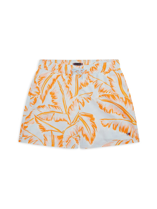 Tommy Hilfiger - Medium Drawstring -uimashortsit - 0HC VINTAGE BANANA LEAF KEEPSAKE BLUE | Stockmann - photo 1