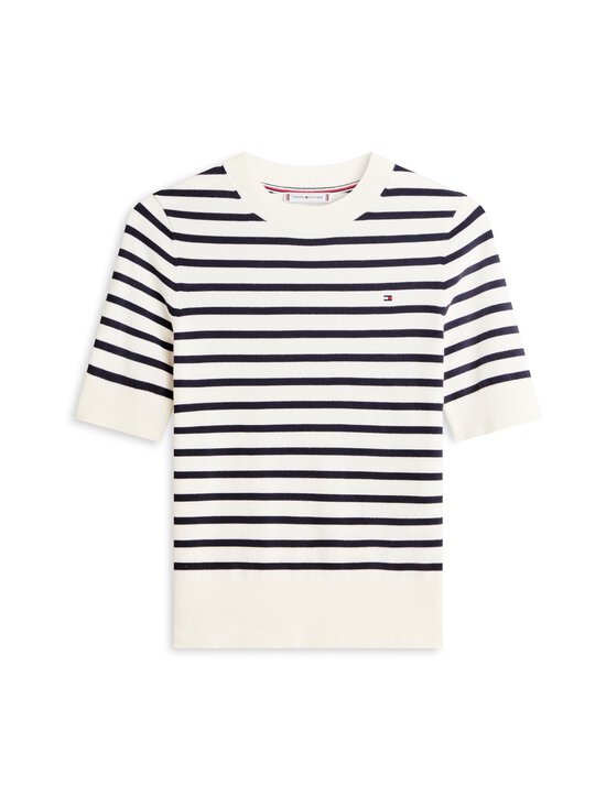 Tommy Hilfiger - Jersey Fine krekls - 04S IVORY PETAL/DARK N NAVY STP | Stockmann - photo 1